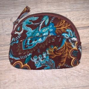 Sierra Pacific Crafts cotton quilted small makeup bag